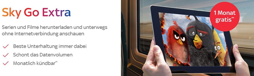 Sky Go Extra gratis Angebot