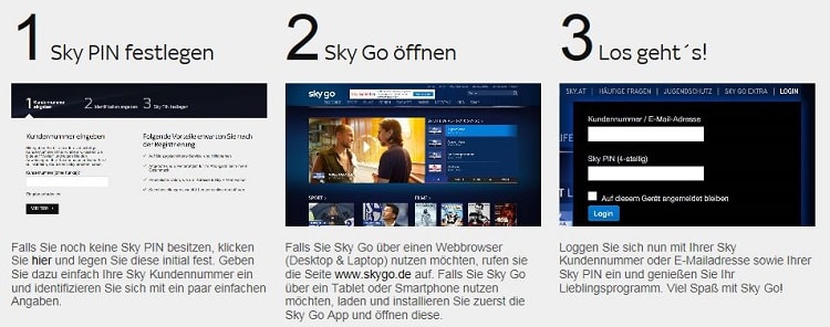 Sky Go Anmeldung