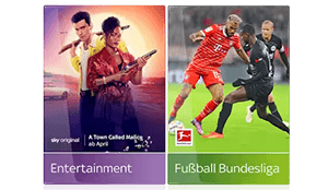 Sky Entertainment + Fußball Bundesliga Paket Angebot