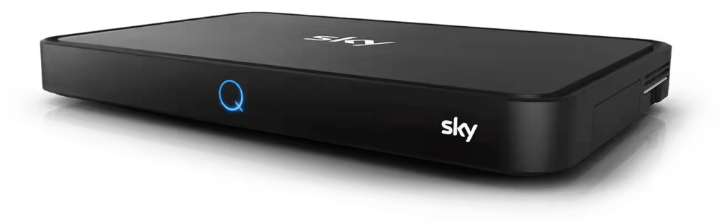 Übersicht aktueller Apps im Sky Q Receiver