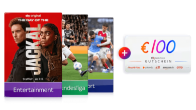 Sky Live-Sport Komplett für nur 35 € mtl.