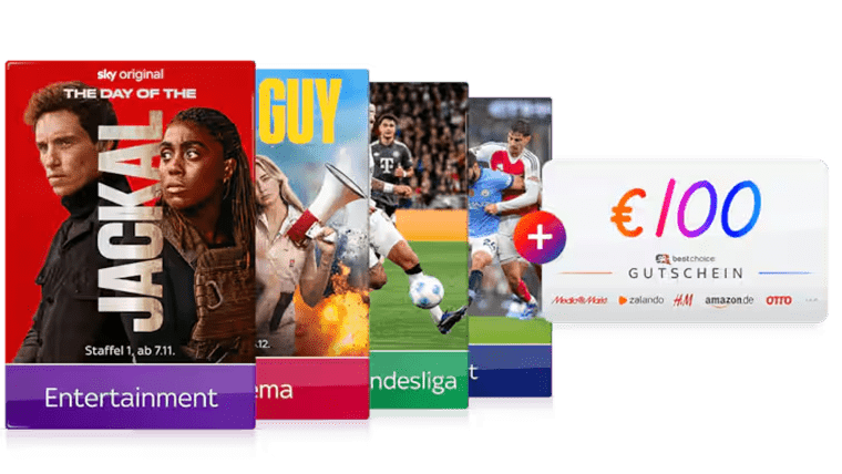 Sky Komplett Angebot: Alles von Sky inkl. Paramount+ für nur 40 € mtl. - inkl. 100 € Gutschein